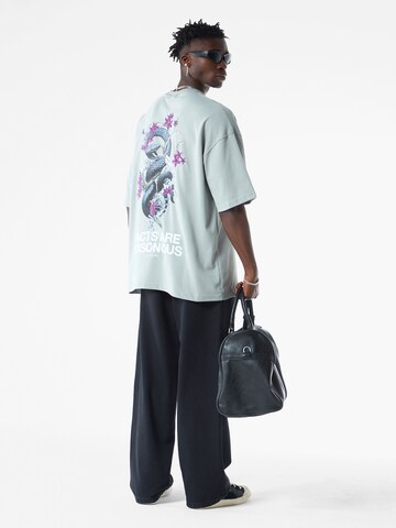 VAMOS CLO Shirt 'Michaelmas Daisy' in Grau