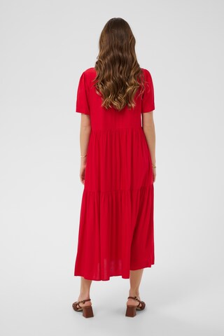 Robe 'CRTiah' Cream en rouge
