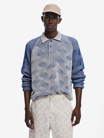 Pull-over Desigual en bleu : devant