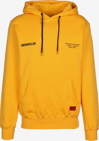 CATERPILLAR Sweatshirt in Yellow: front