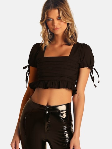 Camicia da donna 'BLANCE ' di OW Collection in nero: frontale