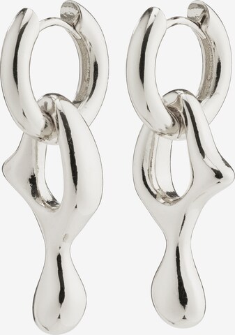 Pilgrim Earring 'WAVE' in Silver: front