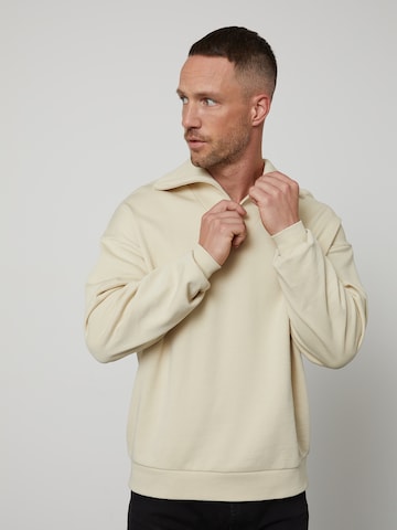 DAN FOX APPAREL Sweatshirt 'Joel' i beige: forside