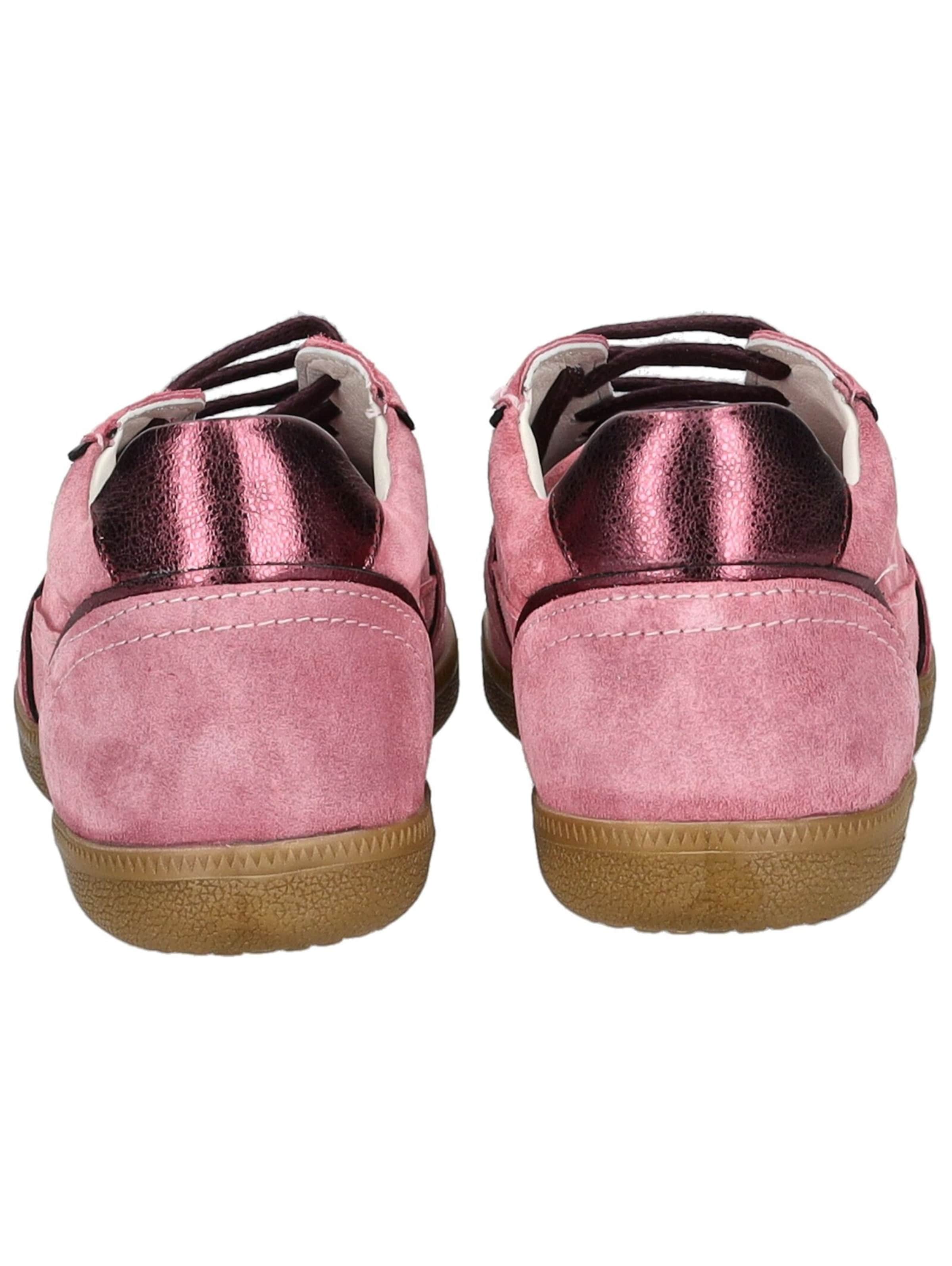 Baskets basses LAZAMANI en rose