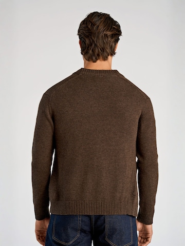 Lindbergh Gebreid vest in Bruin