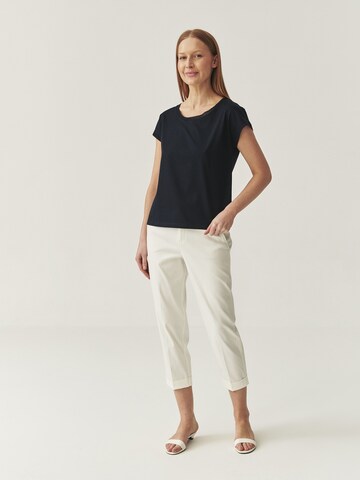 Loosefit Pantalon TATUUM en blanc