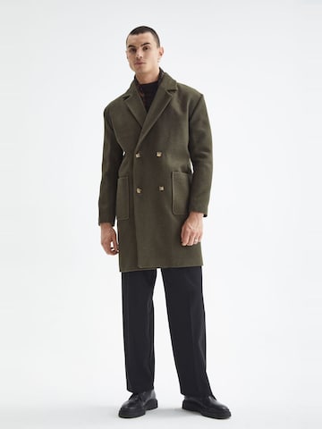 Manteau mi-saison Antioch en vert : devant