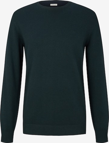 TOM TAILOR Sweater in Green: front