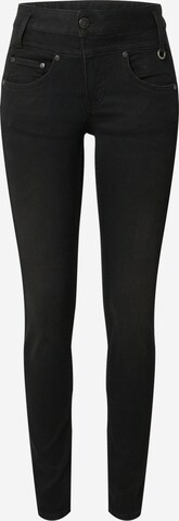 Herrlicher Skinny Jeans 'Sharp' in Schwarz: predná strana