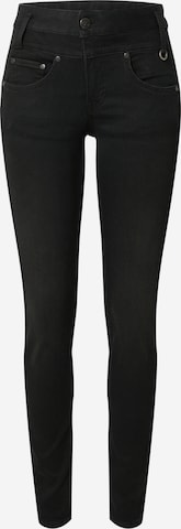 Herrlicher Skinny Jeans 'Sharp' in Schwarz: predná strana