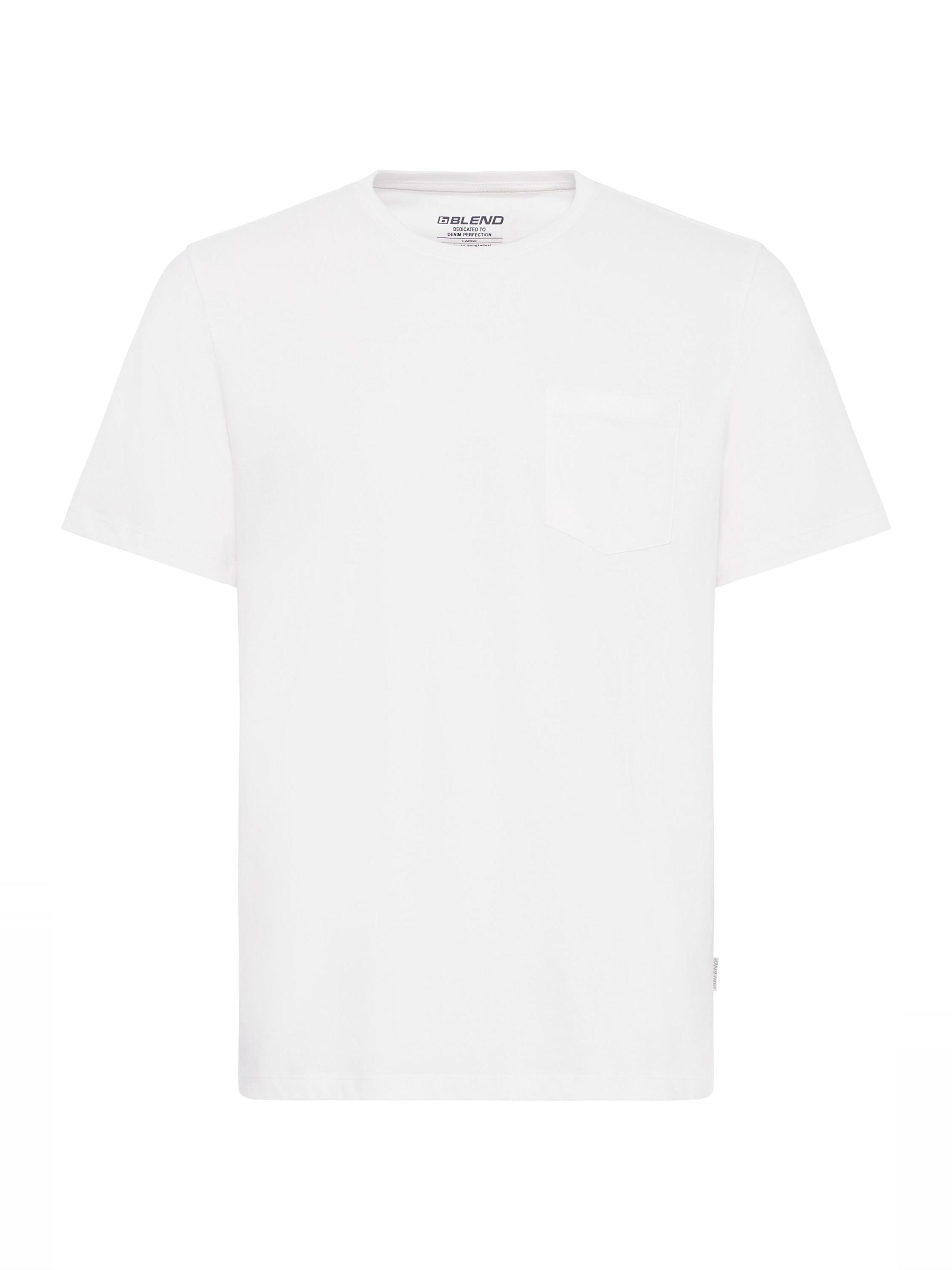 BLEND Rundhalsshirt ' BHBenni ' in Weiß: Vorderseite