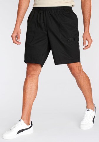 PUMA Regular Shorts in Schwarz