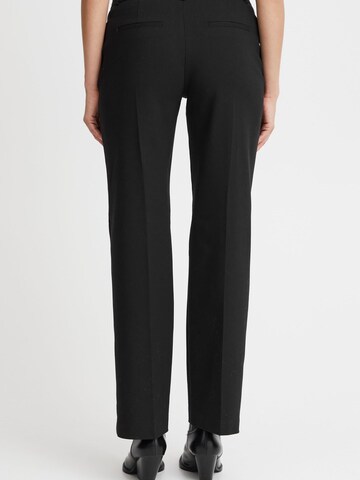 Fransa Regular Trousers with creases 'Vita Tessa' in Black