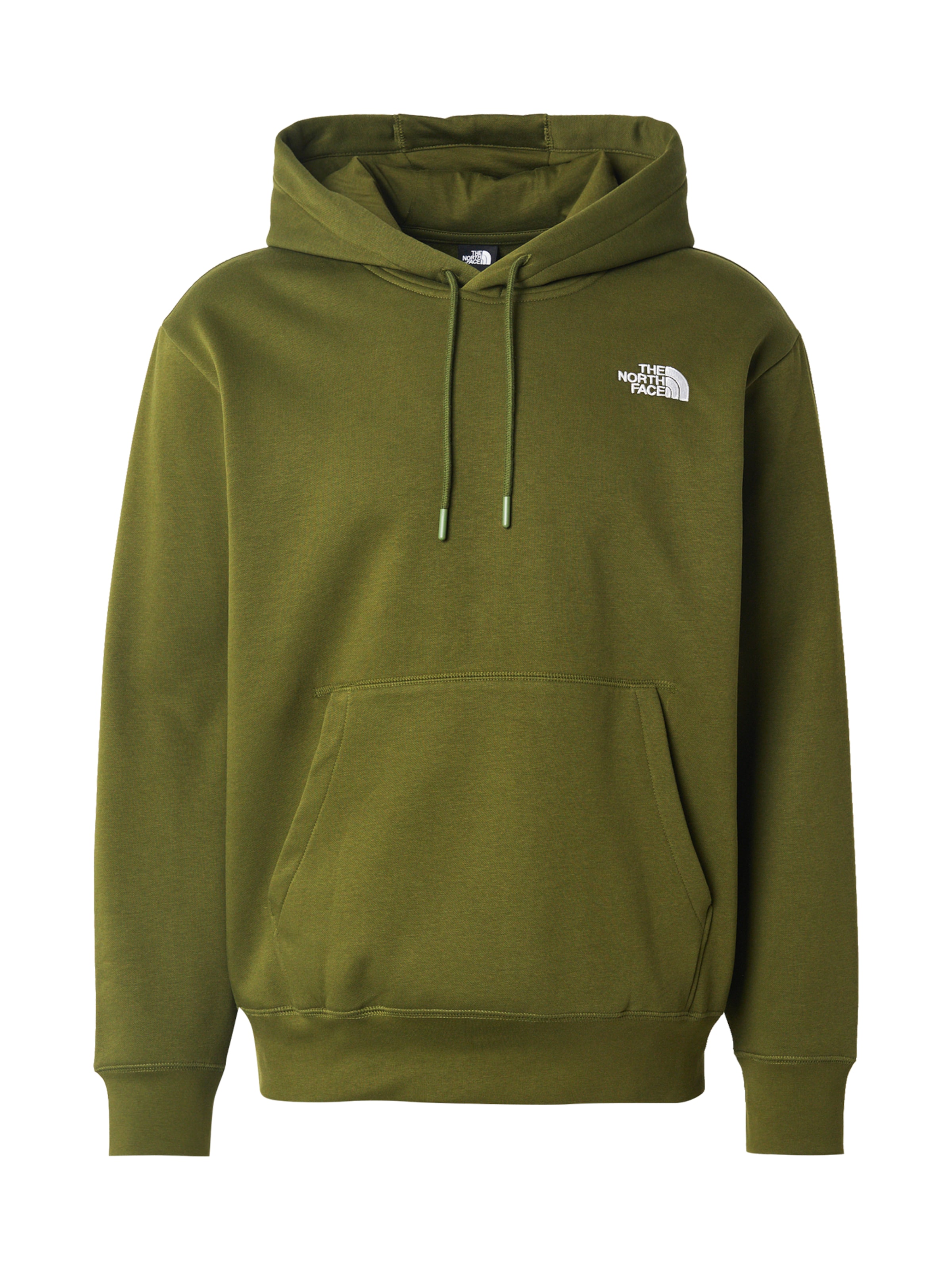 THE NORTH FACE - Sweatshirt 'ESSENTIAL' em verde: frente