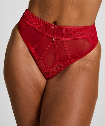 Hunkemöller String in Rot: Vorderseite