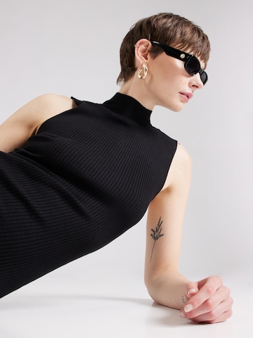 VILA Gebreide jurk 'STYLIE' in Zwart