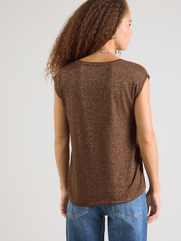 Maglietta 'PCBillo' di PIECES in marrone