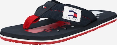 TOMMY HILFIGER Žabky - tmavě modrá / červená / bílá, Produkt