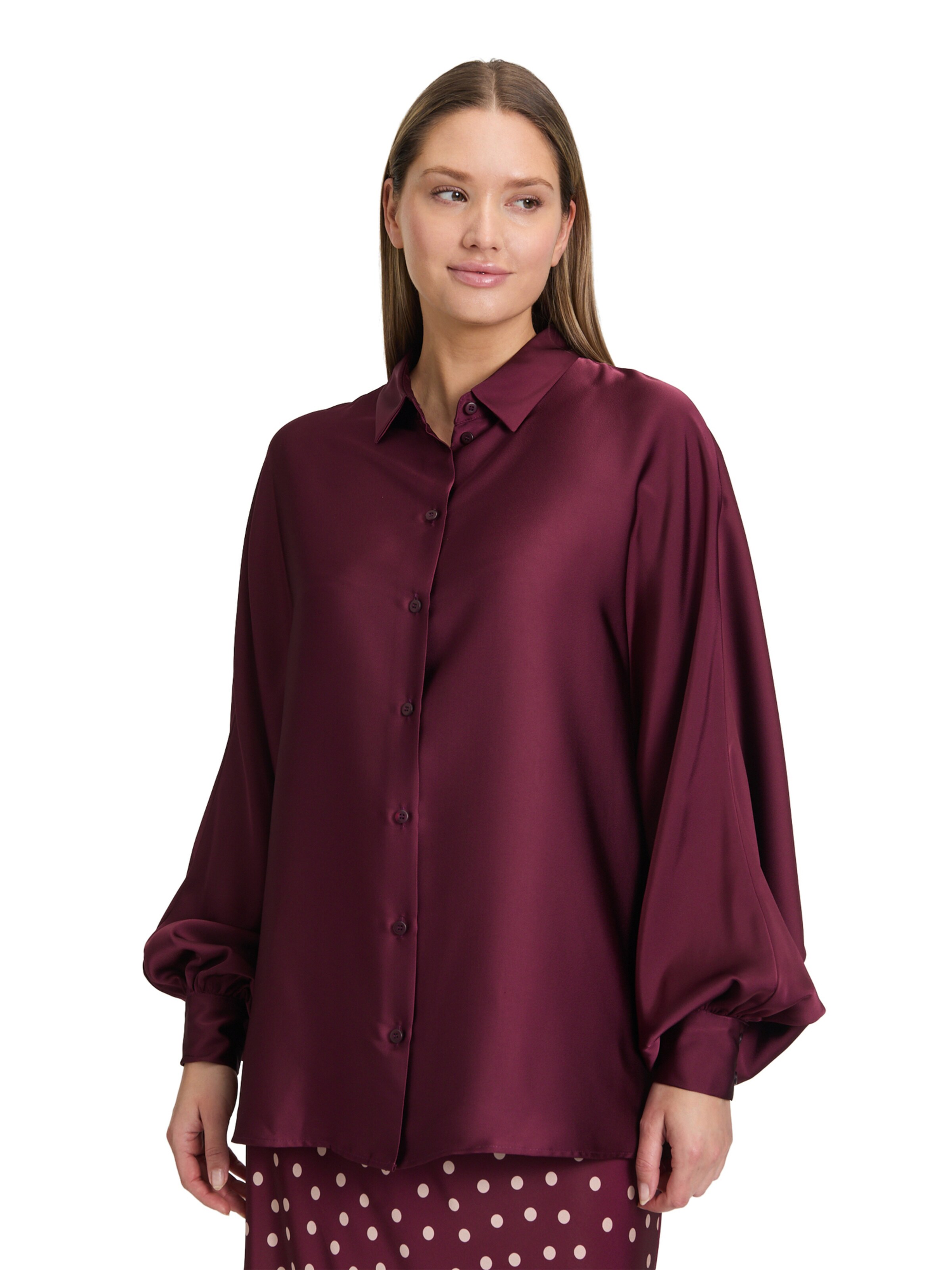 Chemisier Vera Mont en rouge : devant