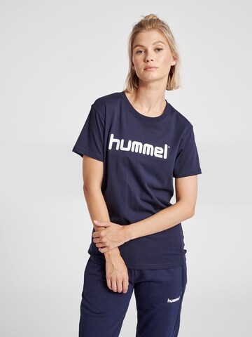 Hummel Μπλουζάκι σε μπλε: μπροστά