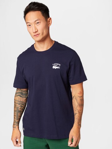 LACOSTE - Camisa em azul: frente