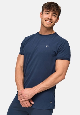 T-Shirt ' Kloge ' INDICODE JEANS en bleu : devant