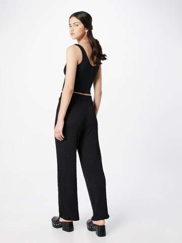 Monki - Loosefit Pantalón en negro