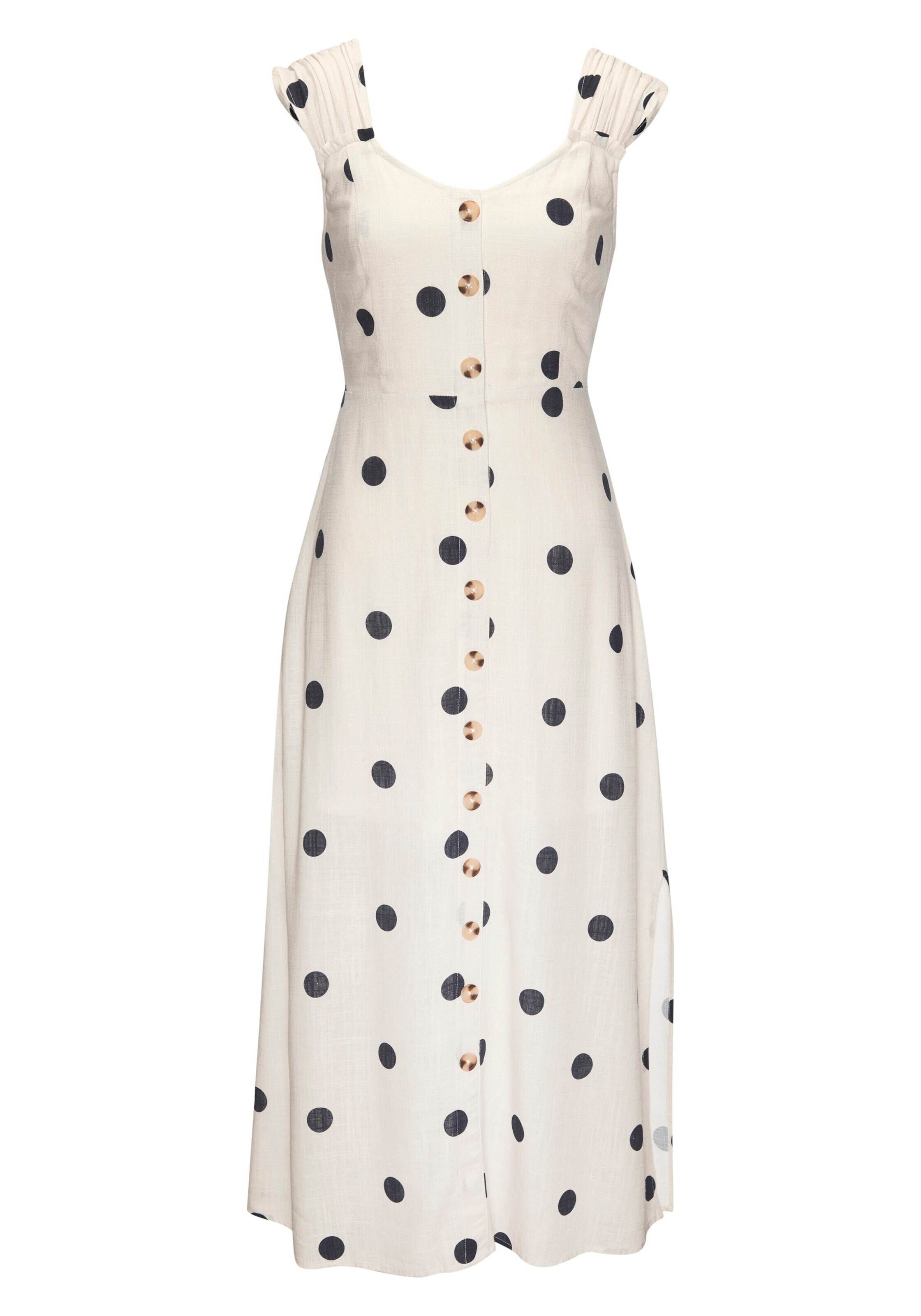 LASCANA Summer dress in Beige: front