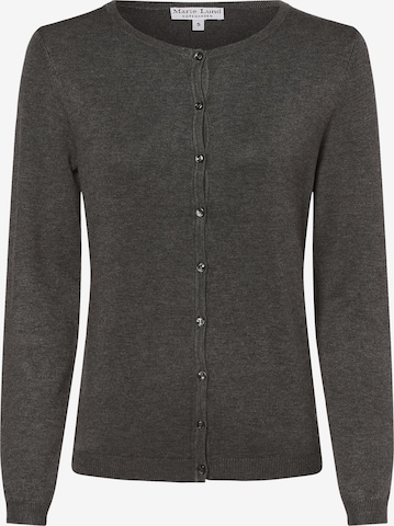 Marie Lund Knit Cardigan in Grey: front