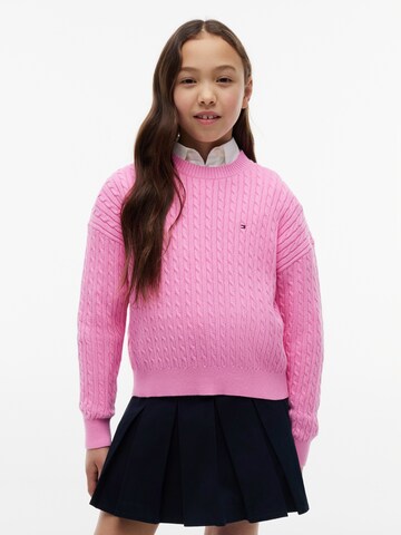 Pull-over TOMMY HILFIGER en rose : devant