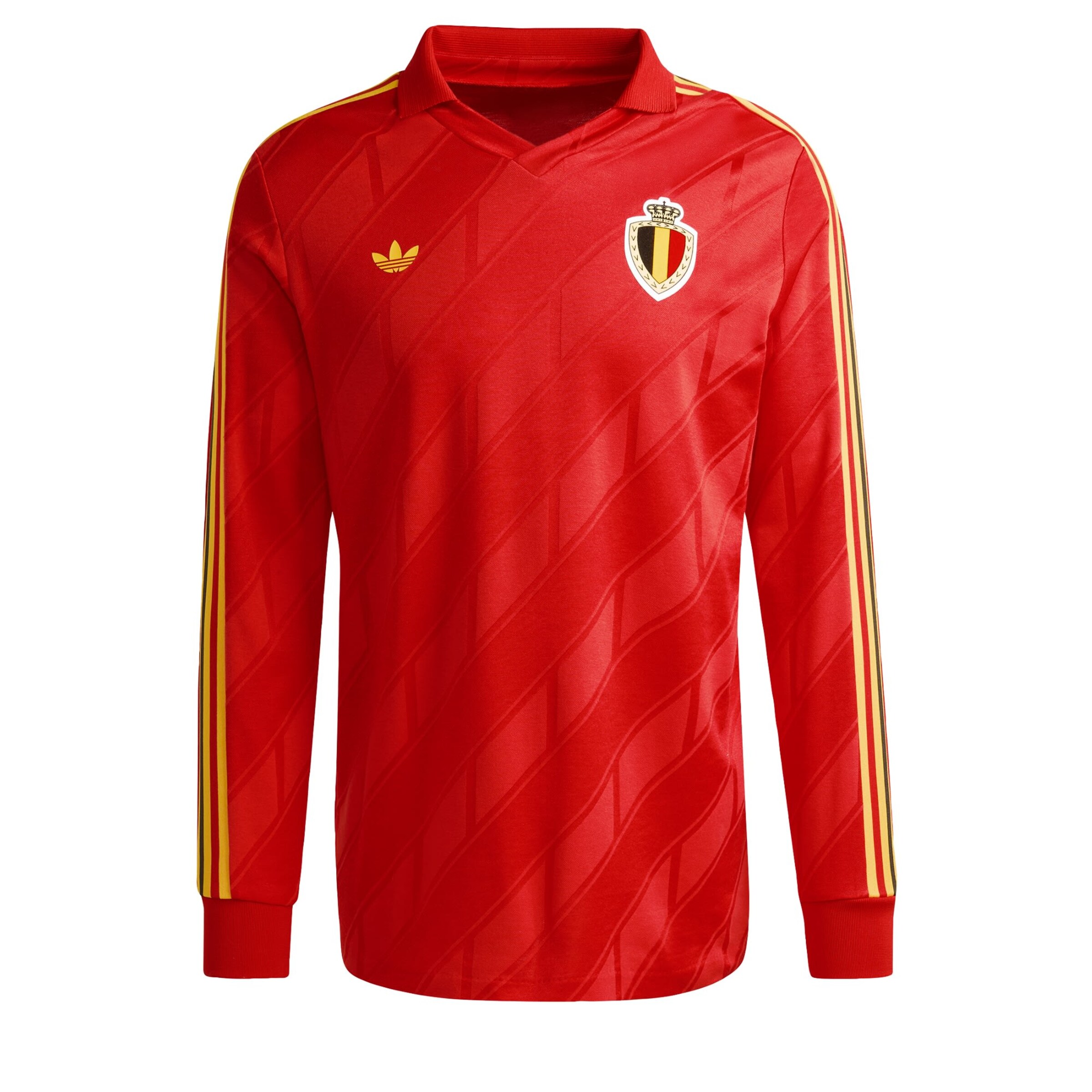 ADIDAS PERFORMANCE Jersey 'Belgien 1986' in XS in Yellow / Fire red, Item view