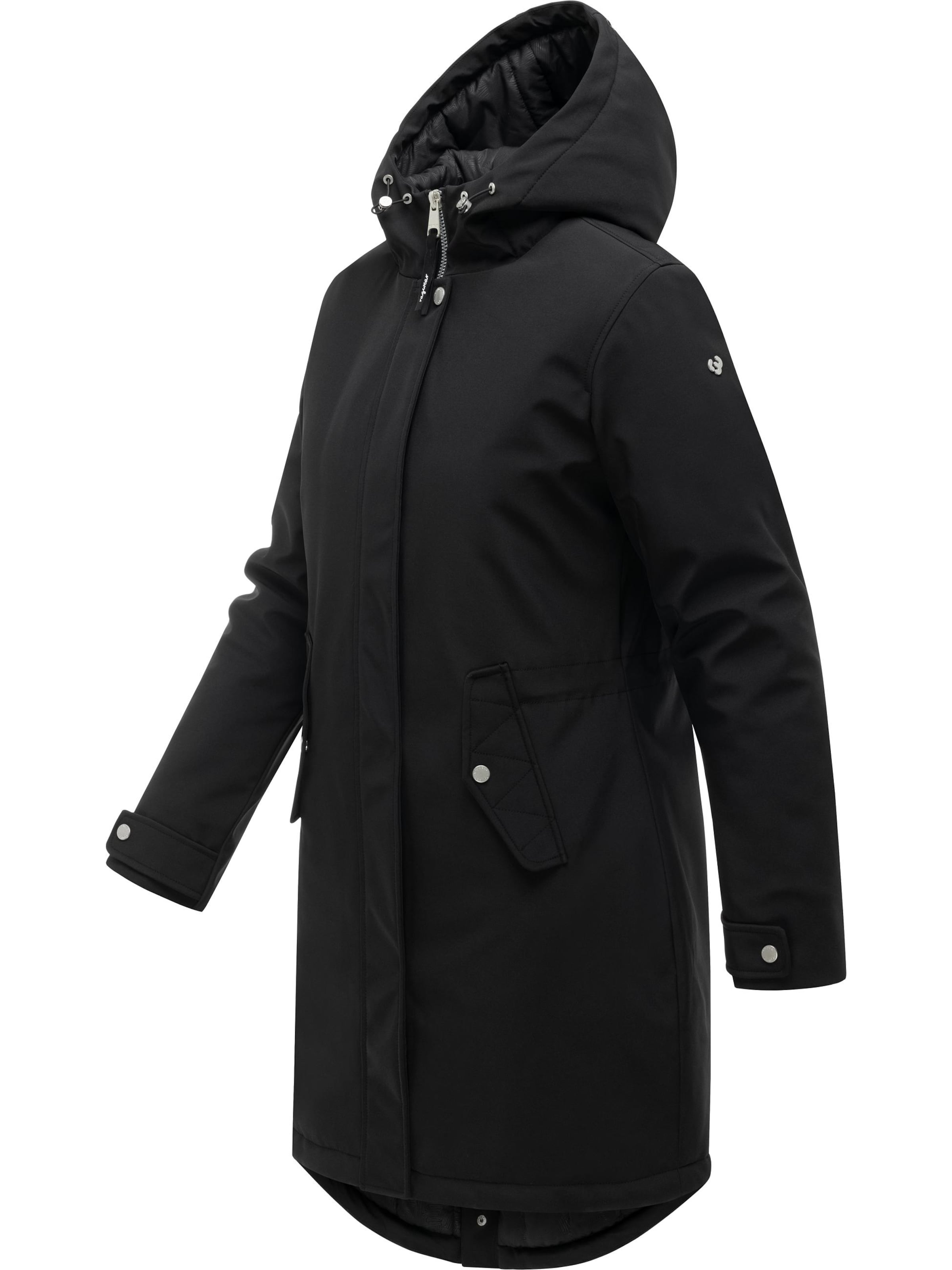 Ragwear Raincoat ' Itiga ' in Black