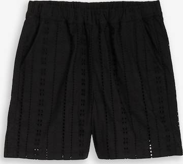 Pantalon TOM TAILOR DENIM en noir : devant