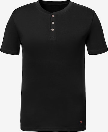 Tricou de la s.Oliver pe negru: față