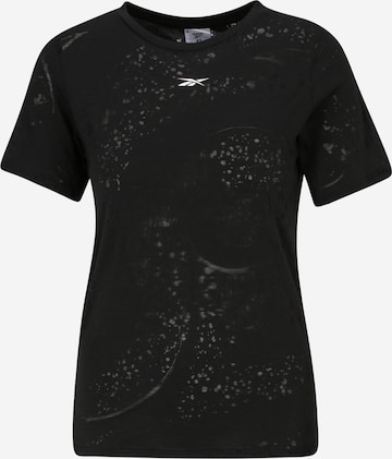 Reebok Funktionsshirt 'Burnout' in Schwarz: predná strana