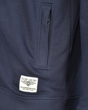 TOP GUN Sweatvest in Blauw