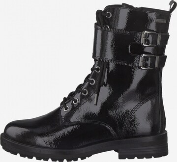 TAMARIS Lace-Up Ankle Boots in Black