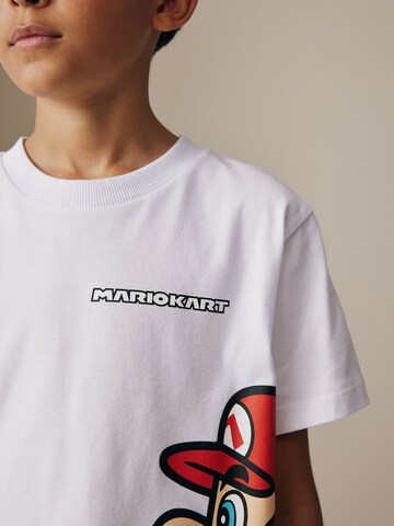 T-Shirt 'Mario' Next en blanc