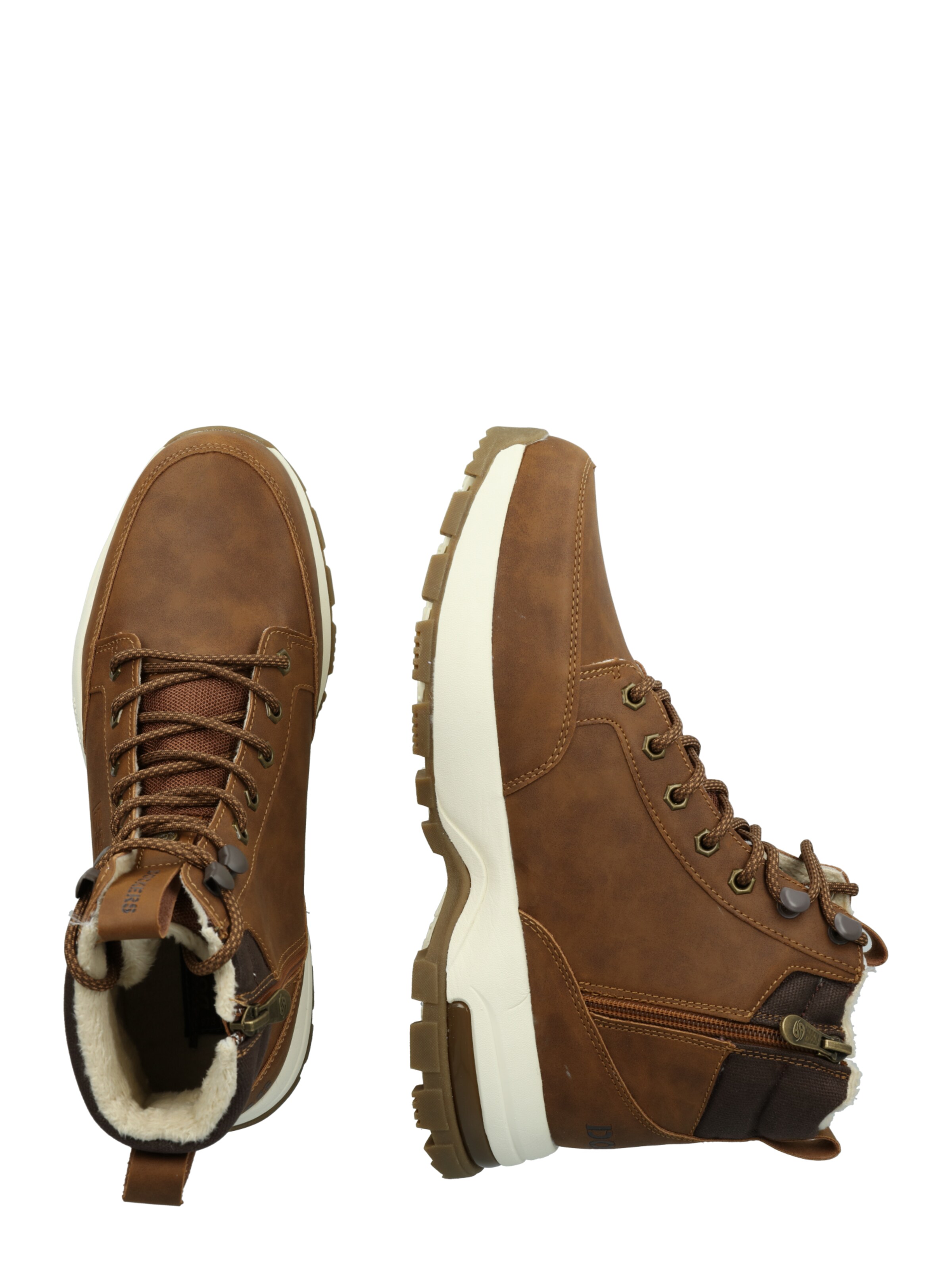 Bottines à lacets Dockers by Gerli en marron