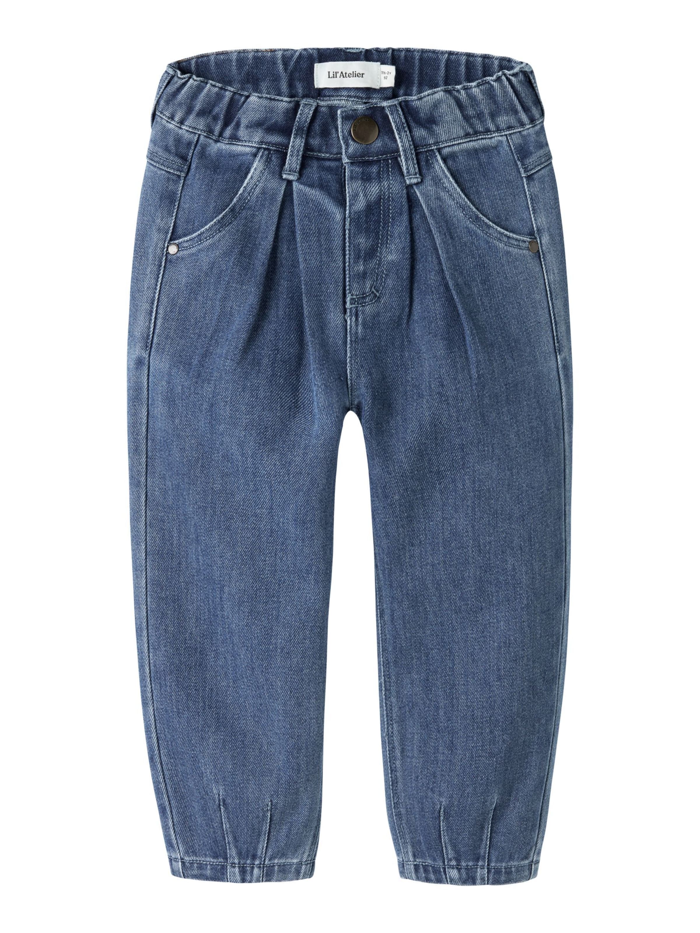 Lil'Atelier - Ropa ancha Vaquero en azul: frente