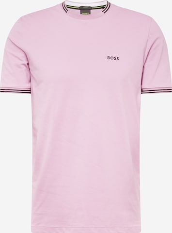 T-Shirt ' Taul ' BOSS Green en rose : devant