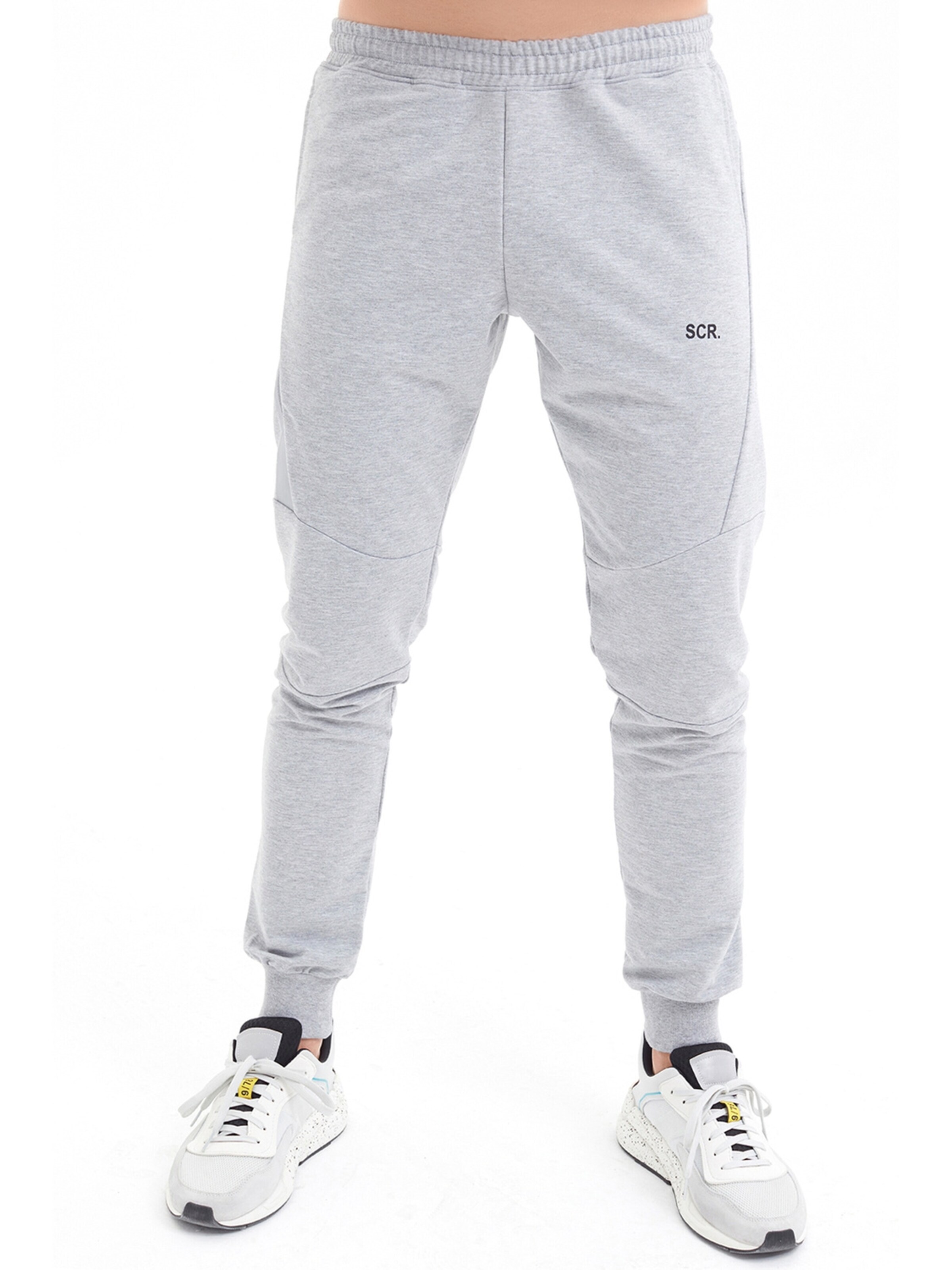 Tapered Pantaloni sport 'BARO' de la SCR. pe gri