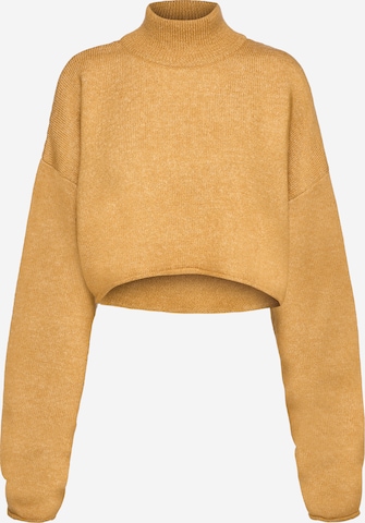 ABOUT YOU x VIAM Studio Sweater in Beige: front