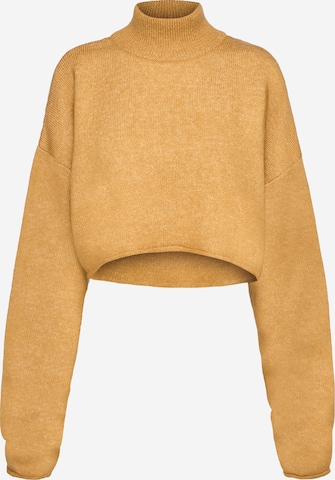 ABOUT YOU x VIAM Studio Cropped Sweatshirt in Beige: predná strana