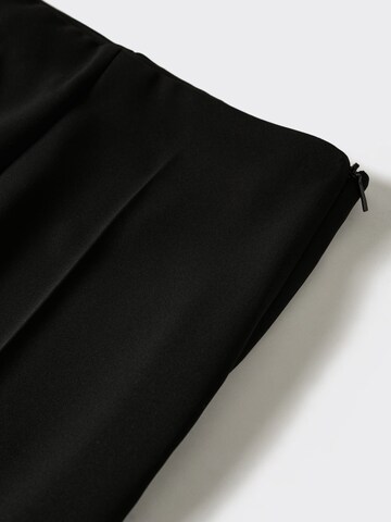 MANGO Wide Leg Hose 'Palachin' in Schwarz