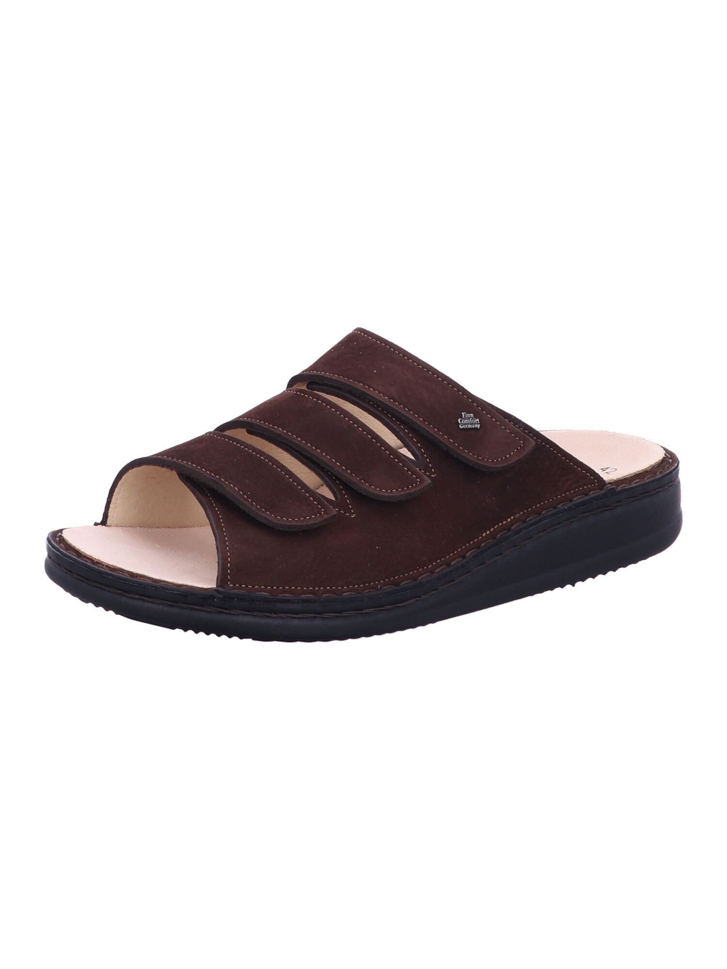 Finn Comfort Mules 'KORFU' in Silver: front