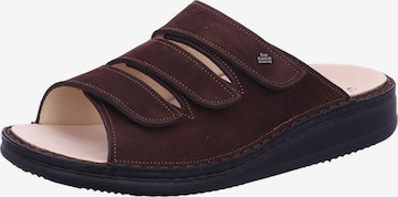 Finn Comfort Mules 'KORFU' in Silver: front