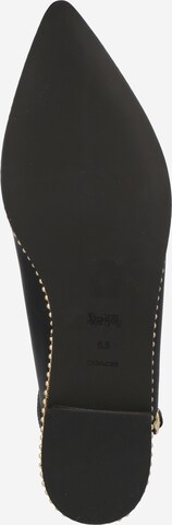 COACH Ballet Flats with Strap 'Vae' in Black