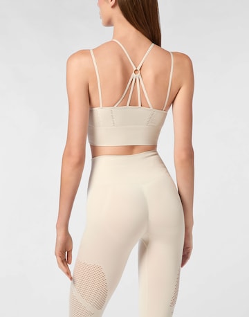 Plein Sport - Bustier Sujetador deportivo en beige