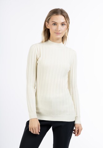 DreiMaster Klassik Sweater in Beige: front